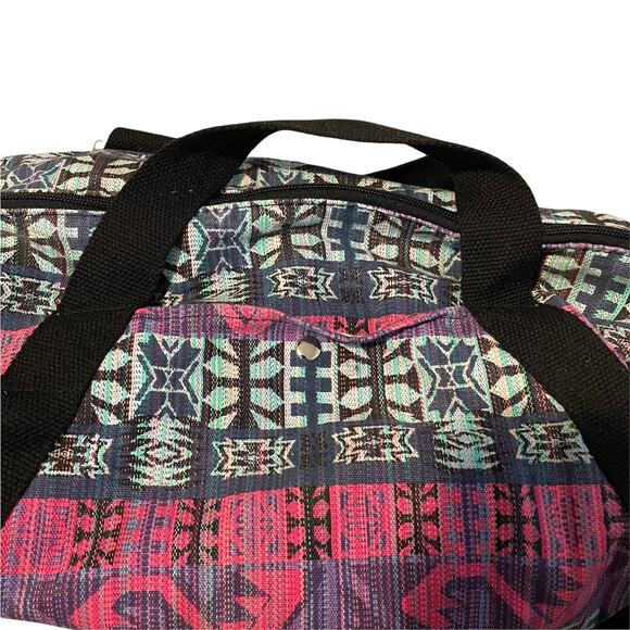 Colorful Boho Aztec Duffle Bag - Picture 3 of 4